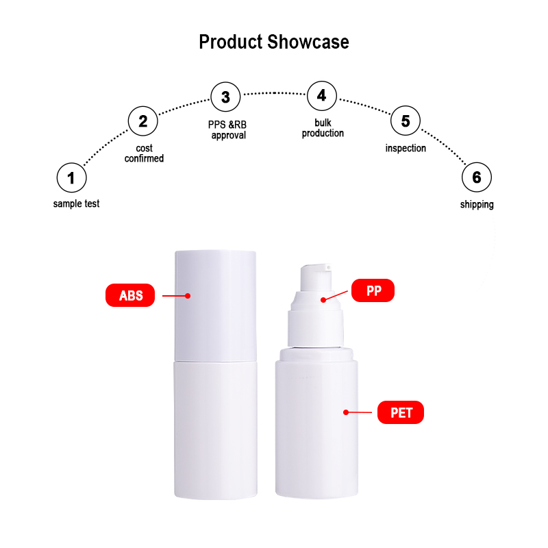 airless pump bottles 80ml