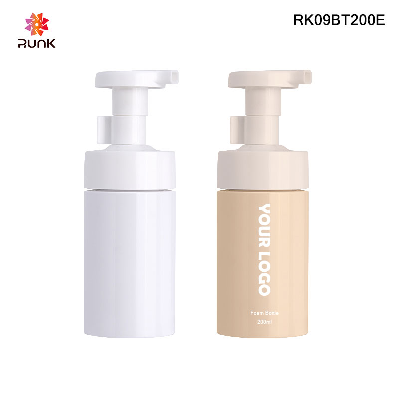 Custom 200ml mousse pump bottle