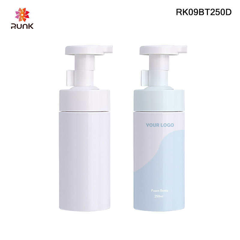 Lock clip PET mousse bottle