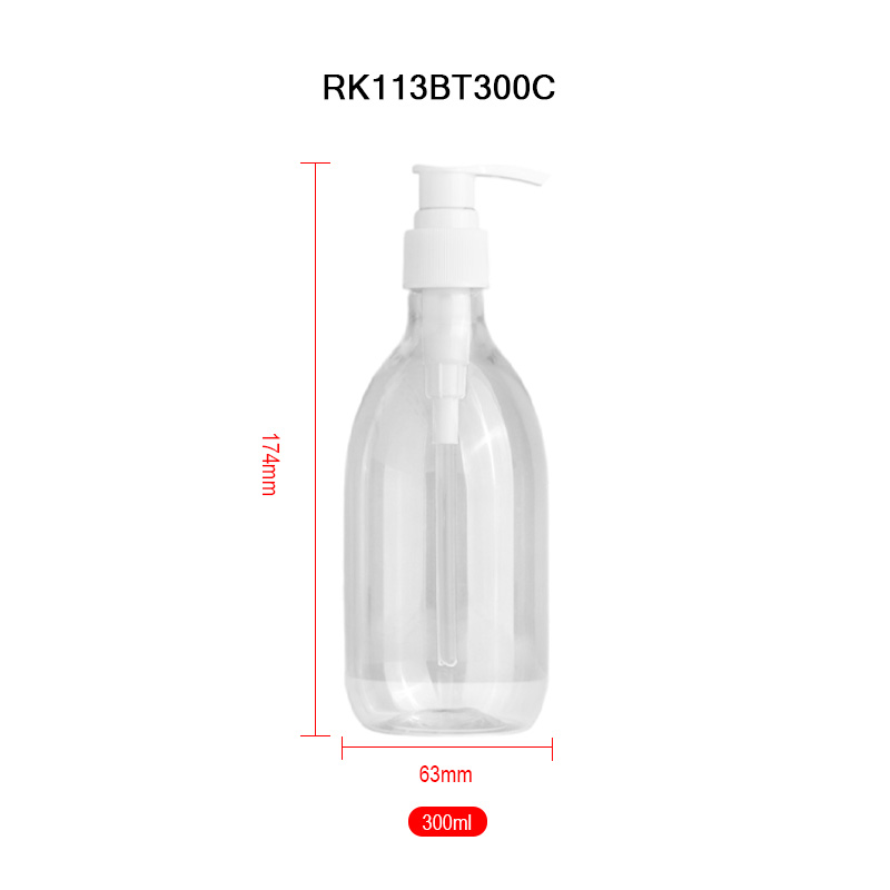 body lotion bottles detail