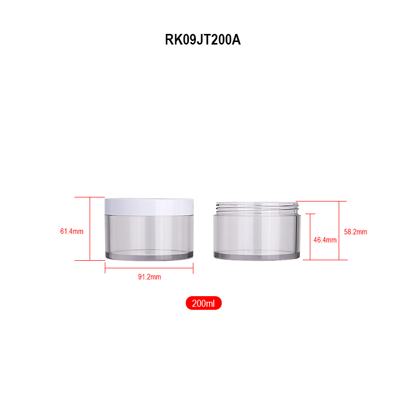 200ml cream jars detail