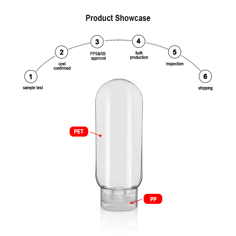 220ml body wash bottle product show