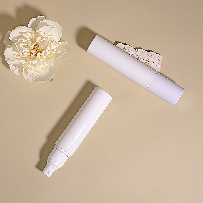 Plastic sunscreen lotion bottle