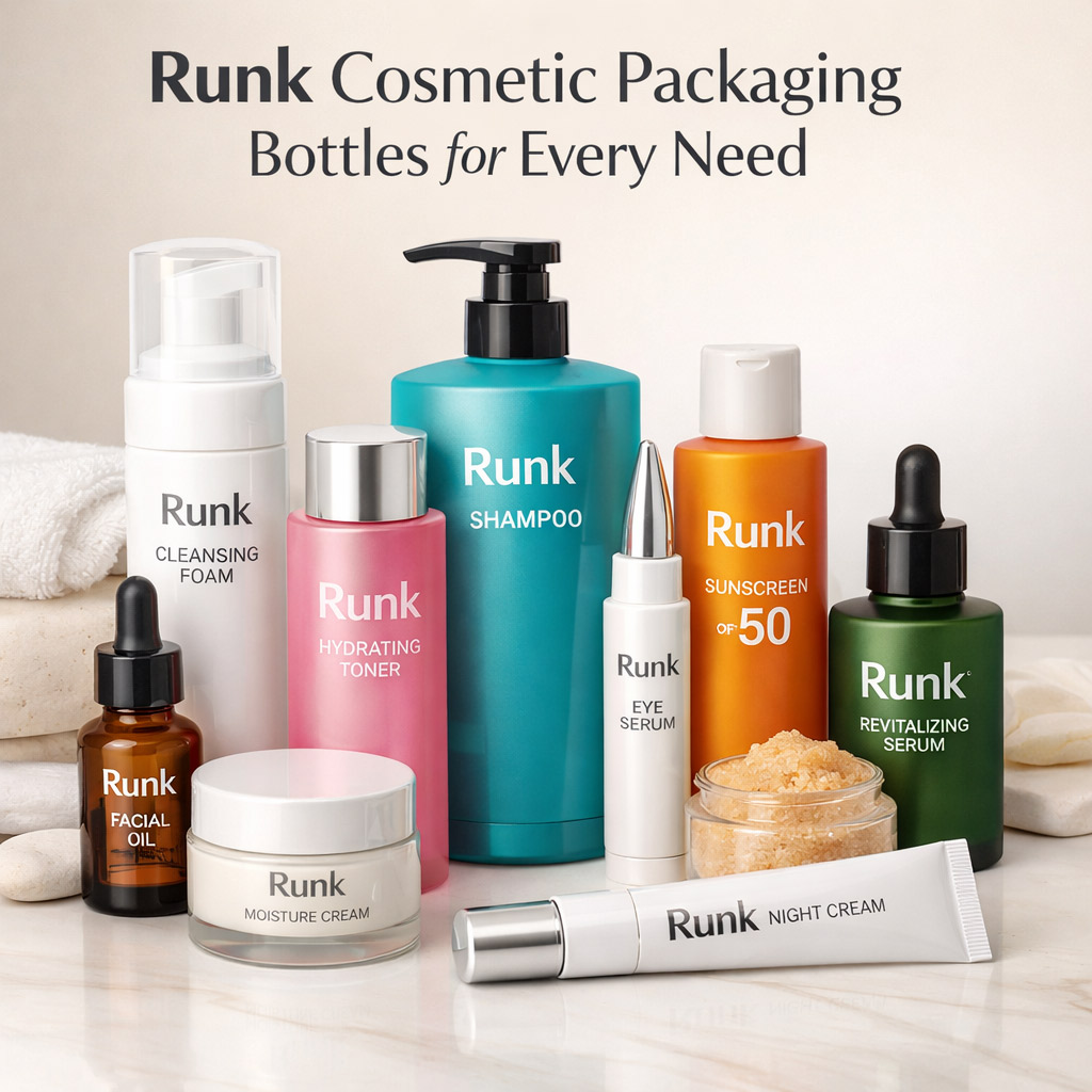 Runk Cosmetic Packaging Bottles for Every Need
