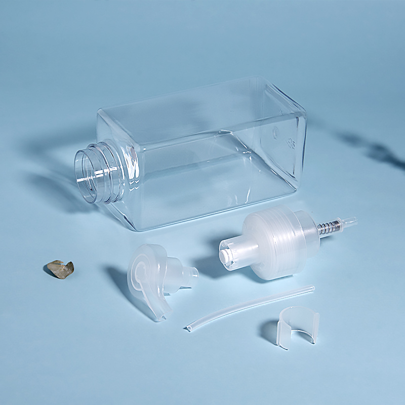 Customized 500ml PET shampoo bottle