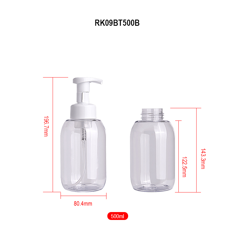 Runk cosmetic bottle size